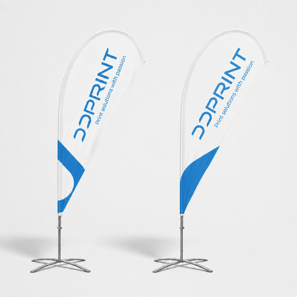 Beach-Flag, System inkl. Druck