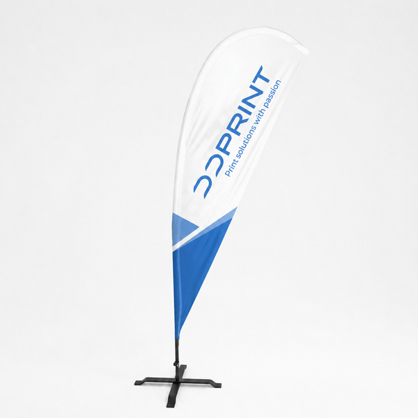 Beach Flags Basic, System inkl. Druck