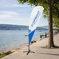 Beach Flags Basic, System inkl. Druck