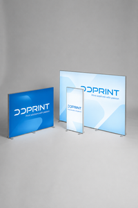 LED-Leuchtrahmen-Display freistehend, System inkl. Druck