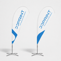 Beach-Flag, System inkl. Druck